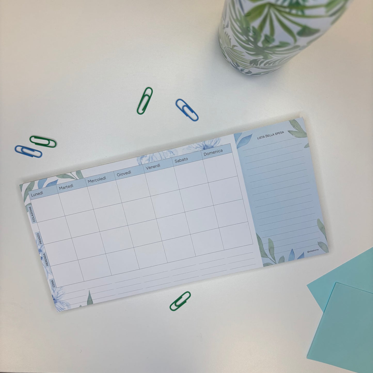 Planner Menu Settimanale