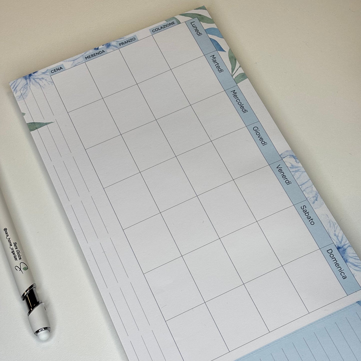 Planner Menu Settimanale